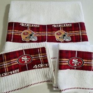 49ers Bath towel set